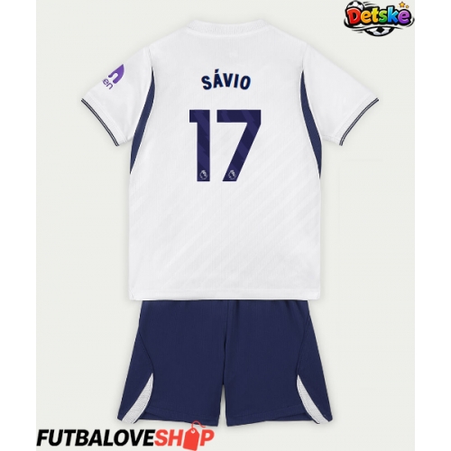 Dres Tottenham Hotspur Savio #17 Domáci pre deti 2026-27 Krátky Rukáv (+ trenírky)